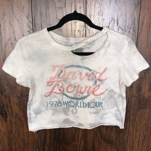 David Bowie crop top